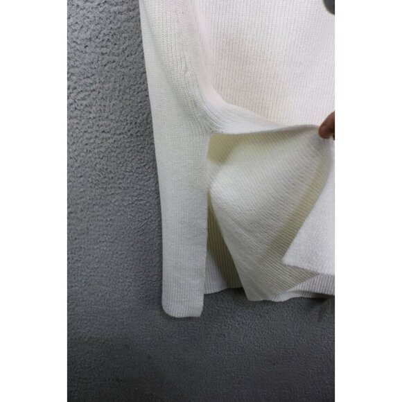 Crown & Ivy Cowl Neck Sleeveless Sweater Tunic-Hi Lo-XL-New w/Tags-Minimalist - Picture 2 of 9